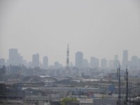 18ルネ千里丘より大阪市内方面の遠望